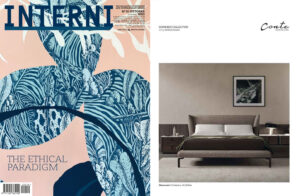 DOMINICK Bed, design Enrico Cesana on INTERNI || October 22