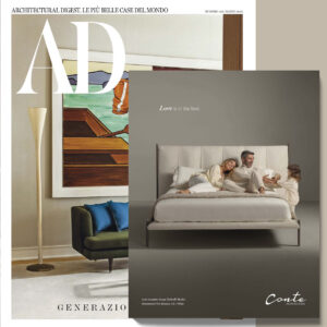 LEVANTE Bed, design Dainelli Studio on AD || March 2023